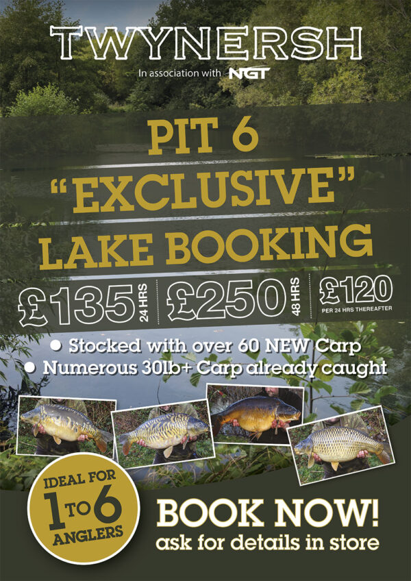 Twynersh Fishing Complex, from the fishery's own website